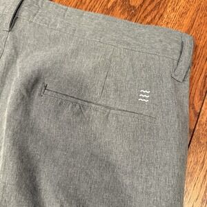 Free Fly Hybird Shorts II 7" Heather Grey Performance Chino Stretch Men's‎ 36